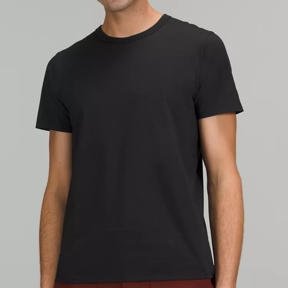 Lululemon Black Cotton Fundamental Tee